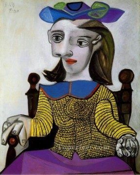 The Dora yellow sweater 1939 Pablo Picasso Oil Paintings